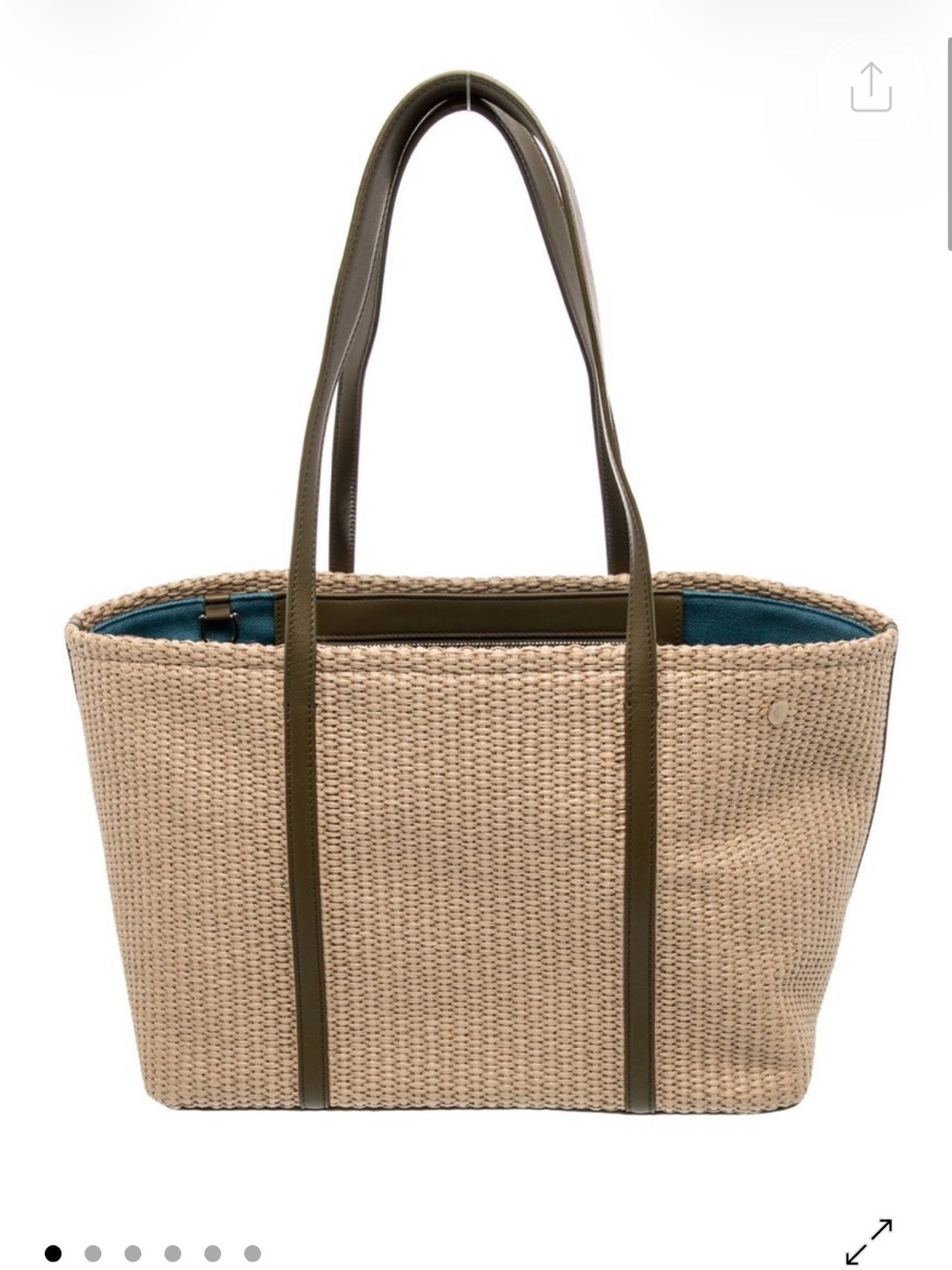 Loro Piana raffia tote